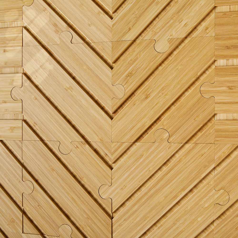 Plyboo puzzle up close