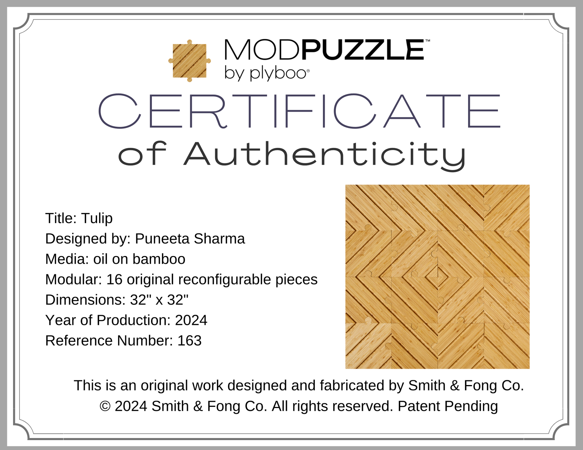 Tulip Certificate