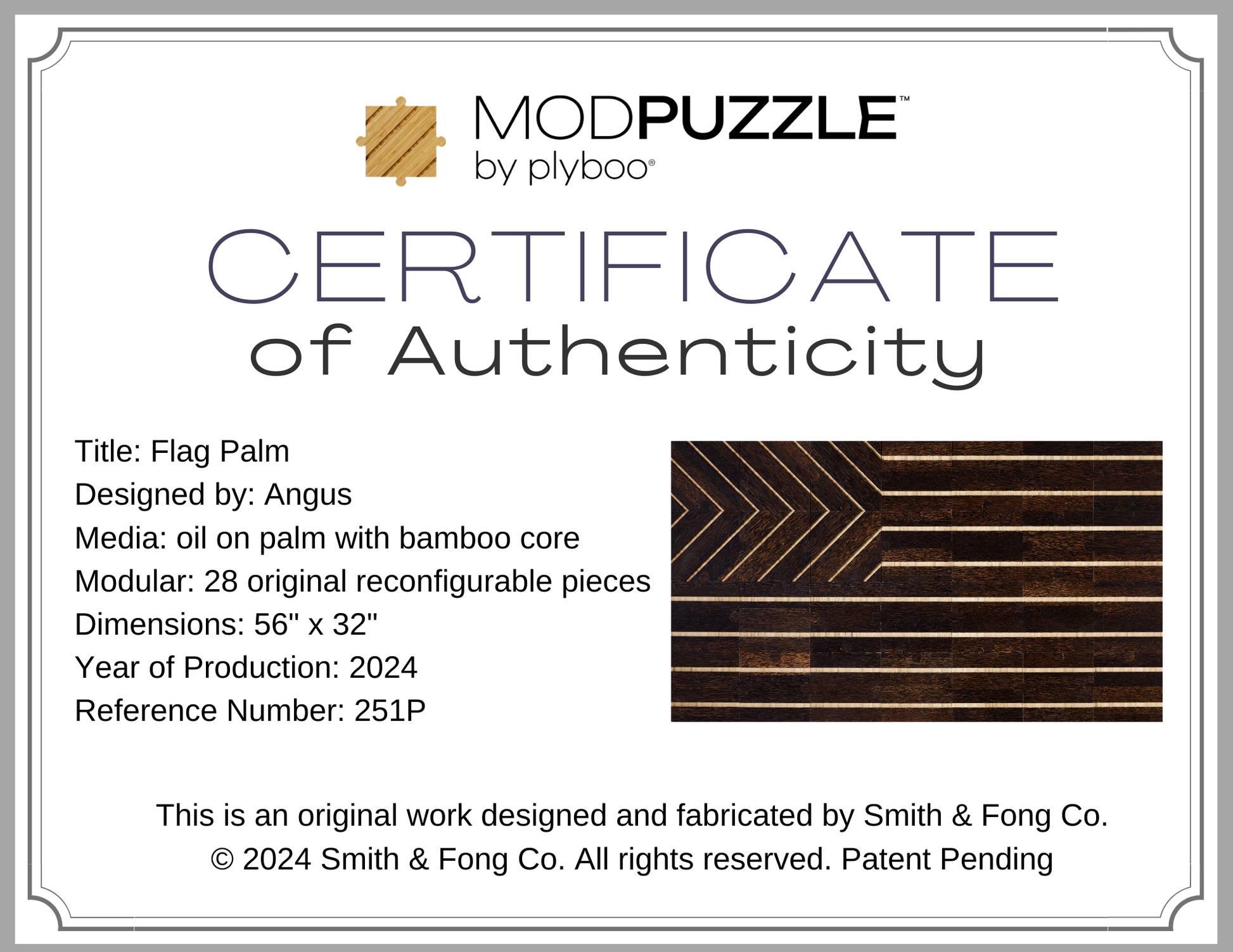 Flag Certificate
