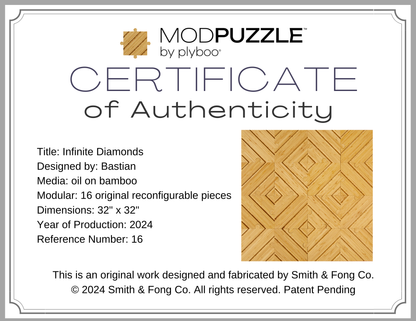 Infinite Diamonds Certificate